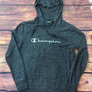 Champion Women's Dark Gray Hoodie